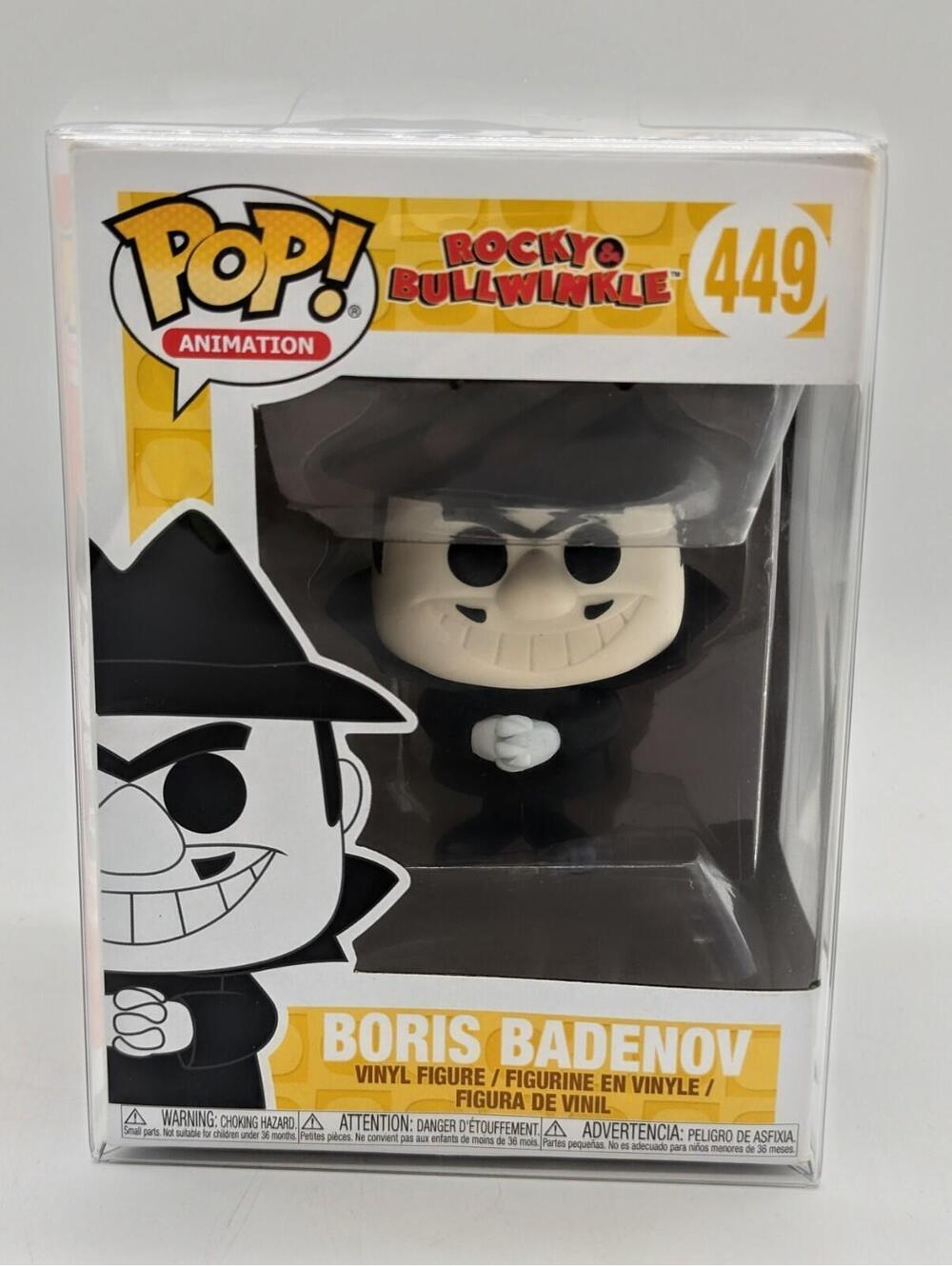 Funko Pop! Rocky & Bullwinkle - Boris Badenov #449 Vinyl Figure + Protector